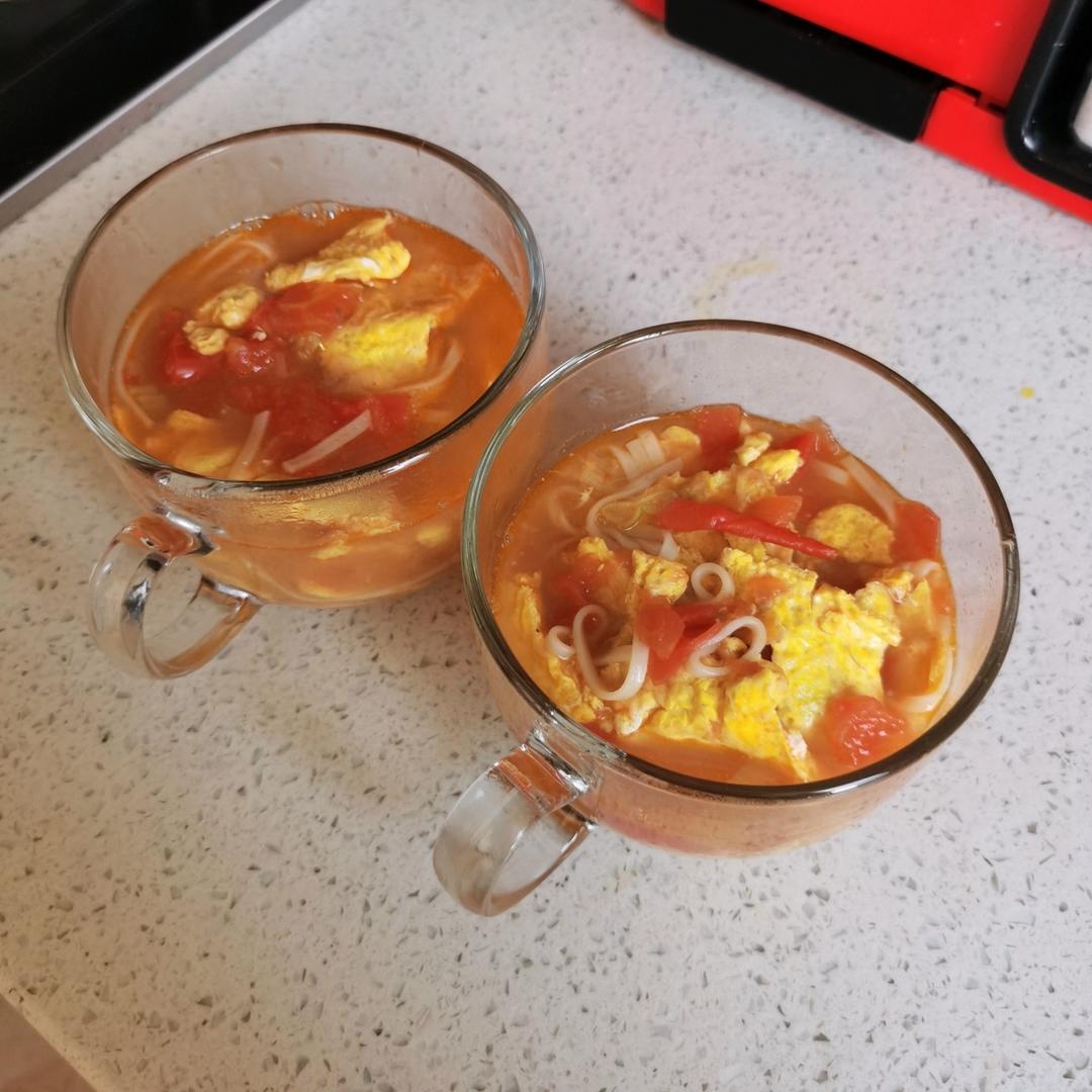 汤都要喝光的西红柿鸡蛋面