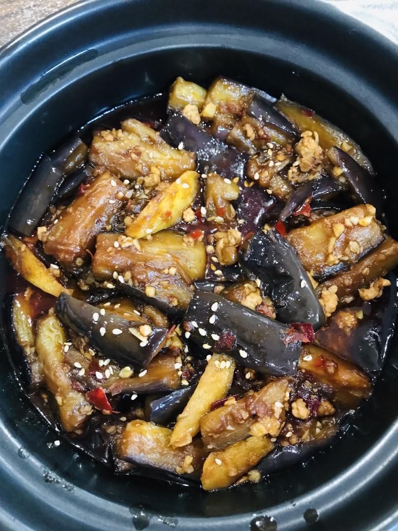 开胃下饭菜！巨简单的家常鱼香茄子煲