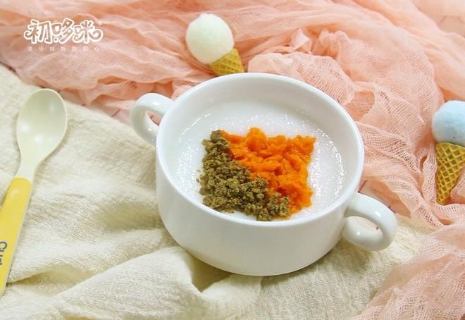 胡萝卜肉松拌米粉（7m+宝宝辅食）的做法