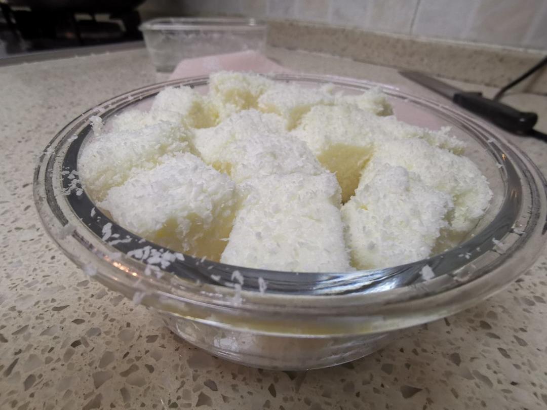 超简单！巨好吃！椰蓉牛奶小方（无需奶油炼乳）一次成功