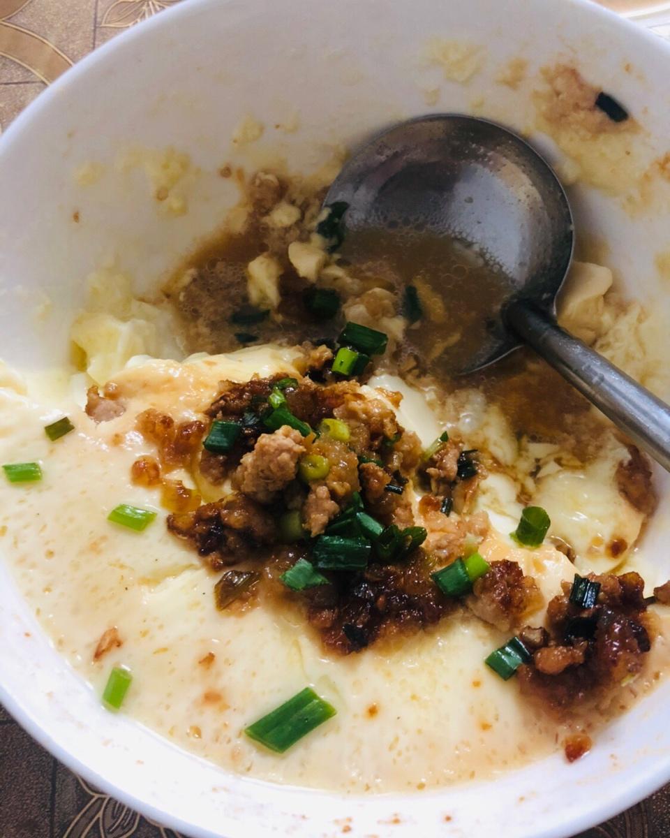 全家都爱吃的肉沫豆腐蛋羹