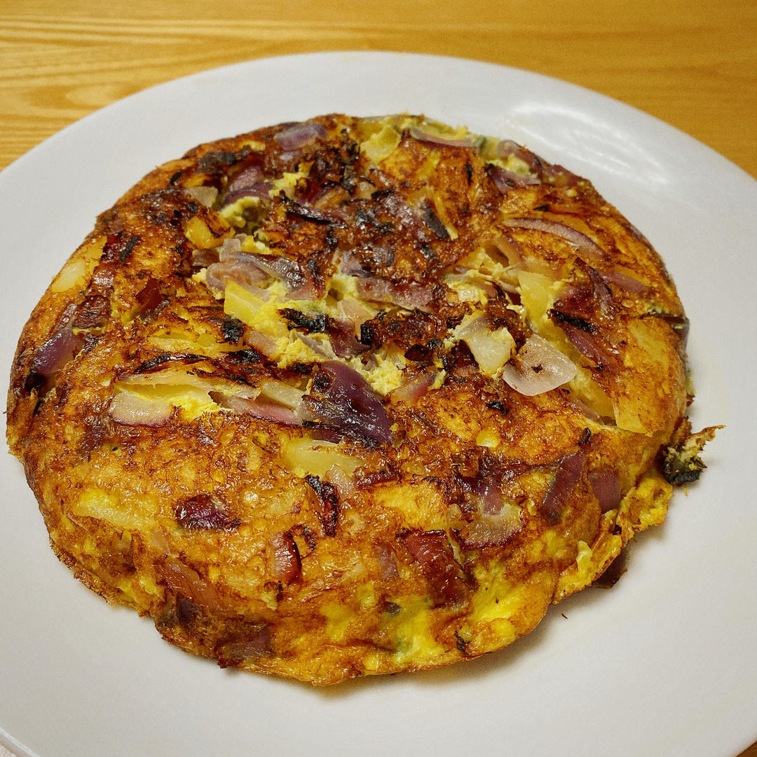 【蛋蛋去哪了】超容易上手的西班牙马铃薯烘蛋Tortilla de patatas
