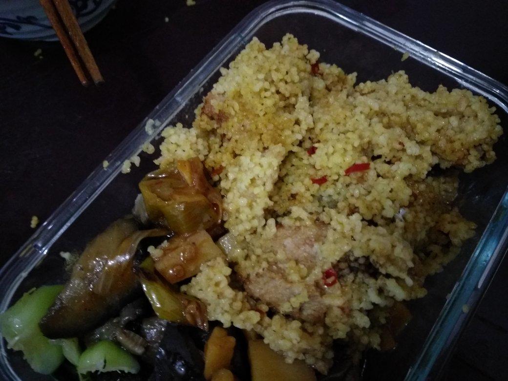 小米蒸排骨