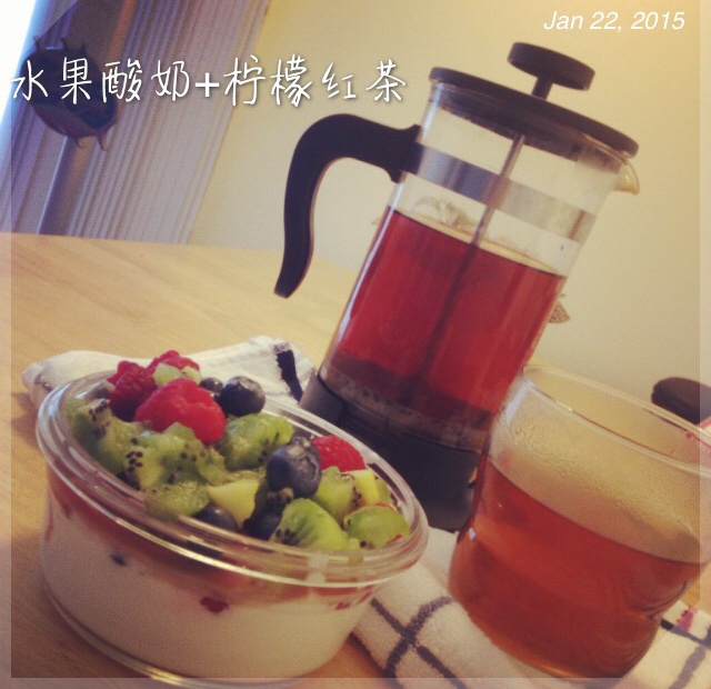 酸奶水果沙拉