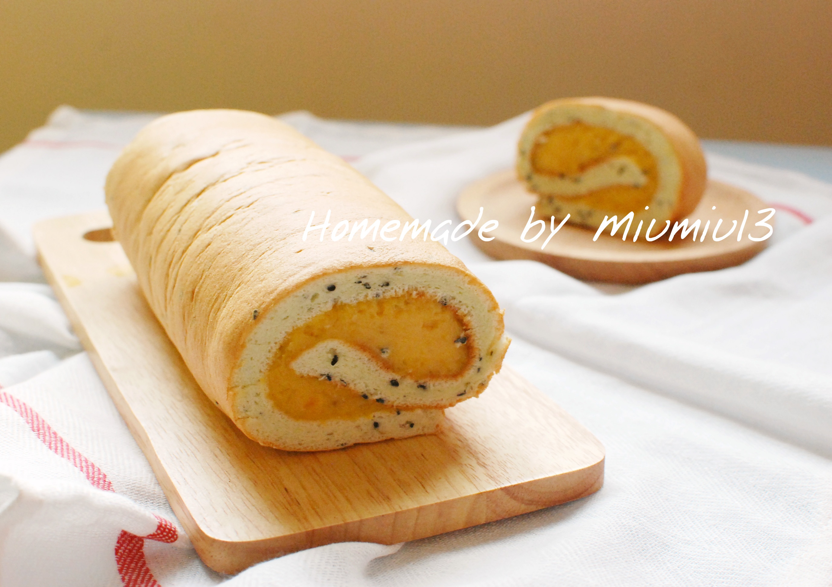 中岛老师红薯蛋糕卷