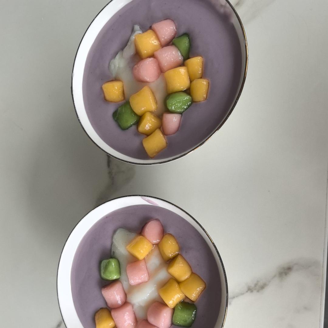 糯叽叽的芋泥麻薯