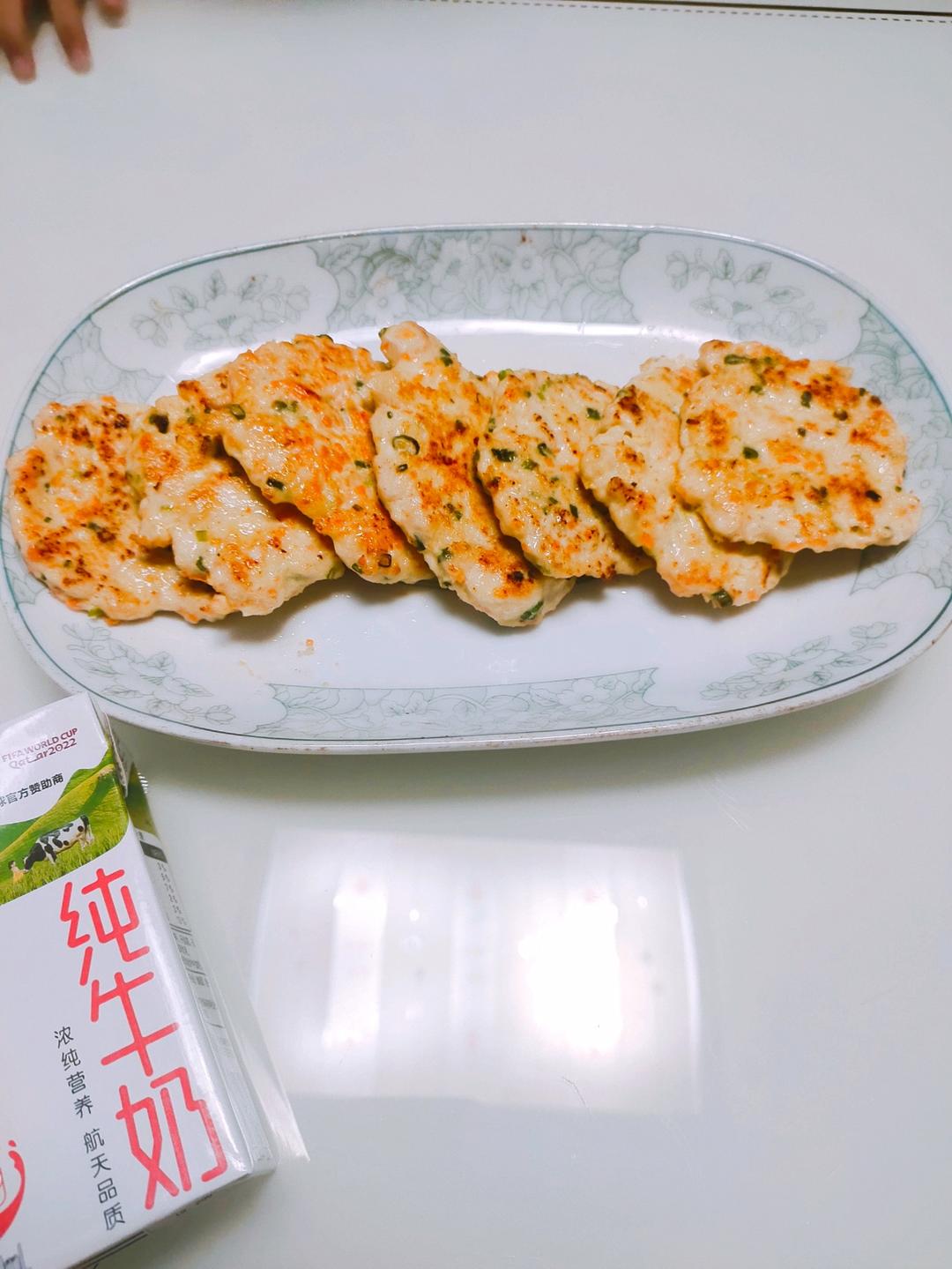 减肥餐低脂鸡胸肉饼