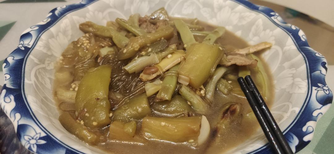 茄子炖芸豆