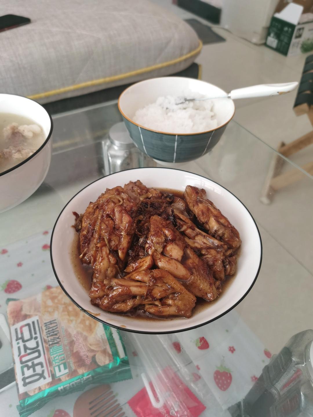 可乐鸡翅（姜丝都好吃）