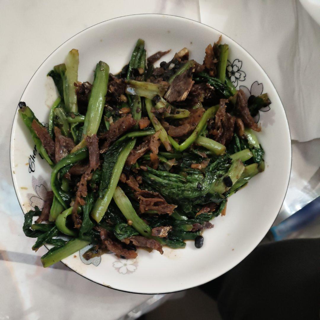 豆豉鲮鱼油麦菜