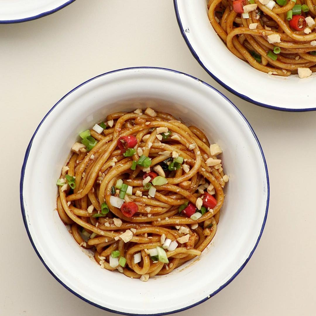 麻辣干拌面的做法视频 麻辣干拌面的做法步骤 下厨房