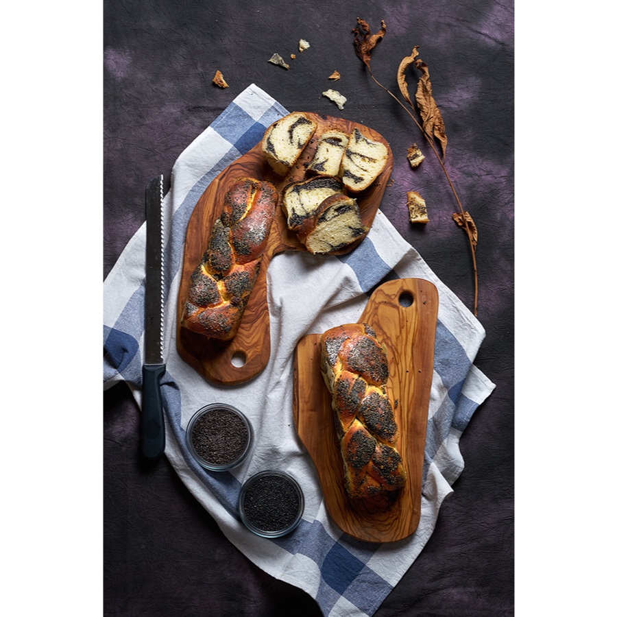 黑芝麻奶酥排包