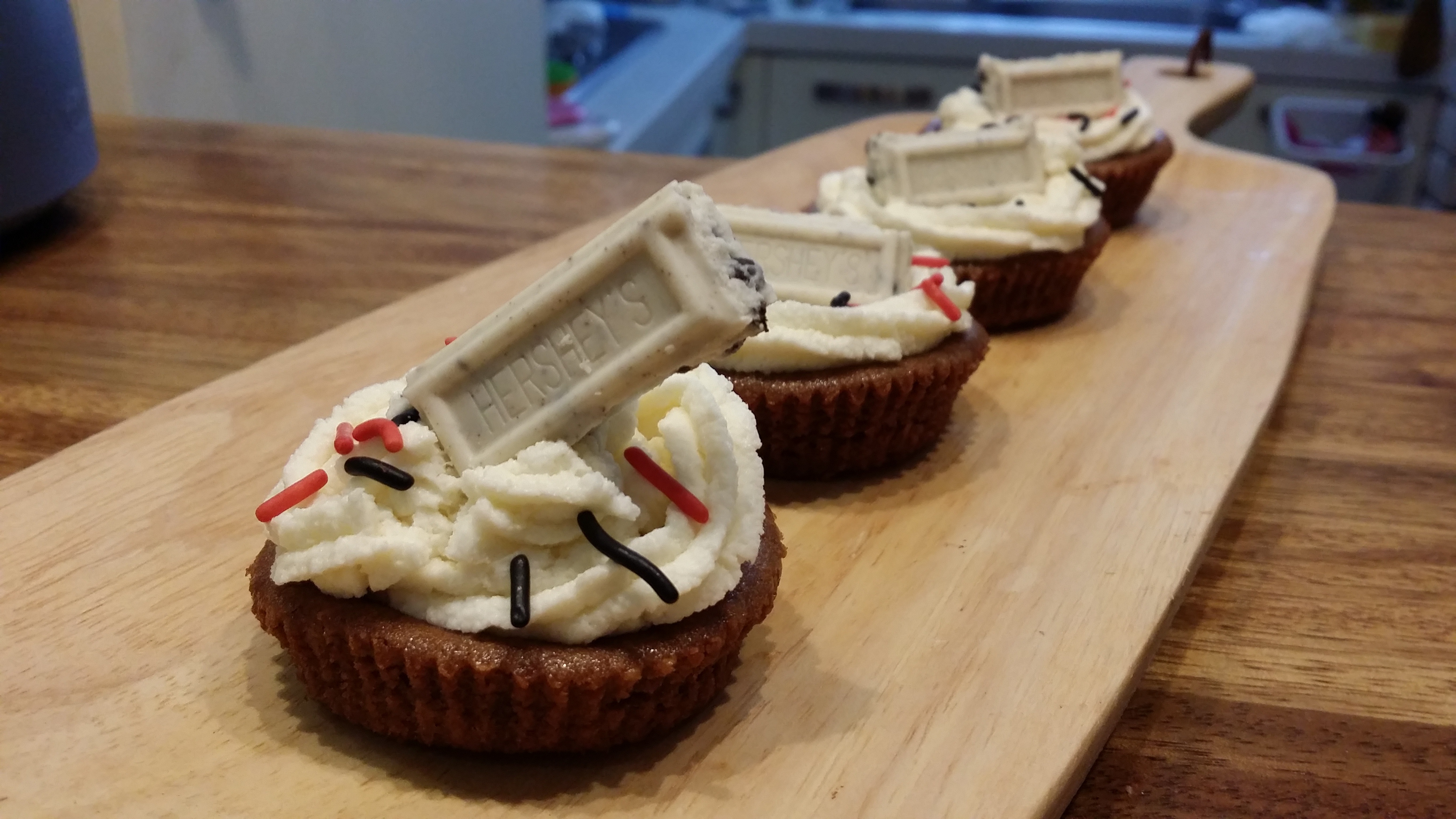 乳酪可可风味杯子蛋糕