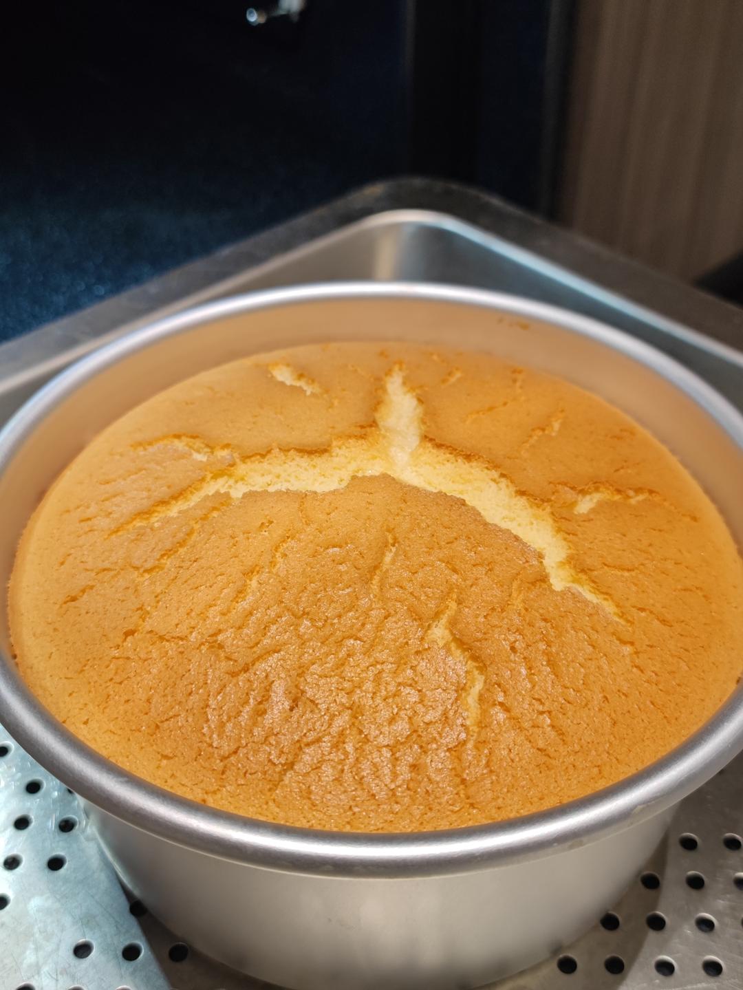 超柔软6寸戚风蛋糕(附8寸配方)零失败 超详细‼️含操作视频