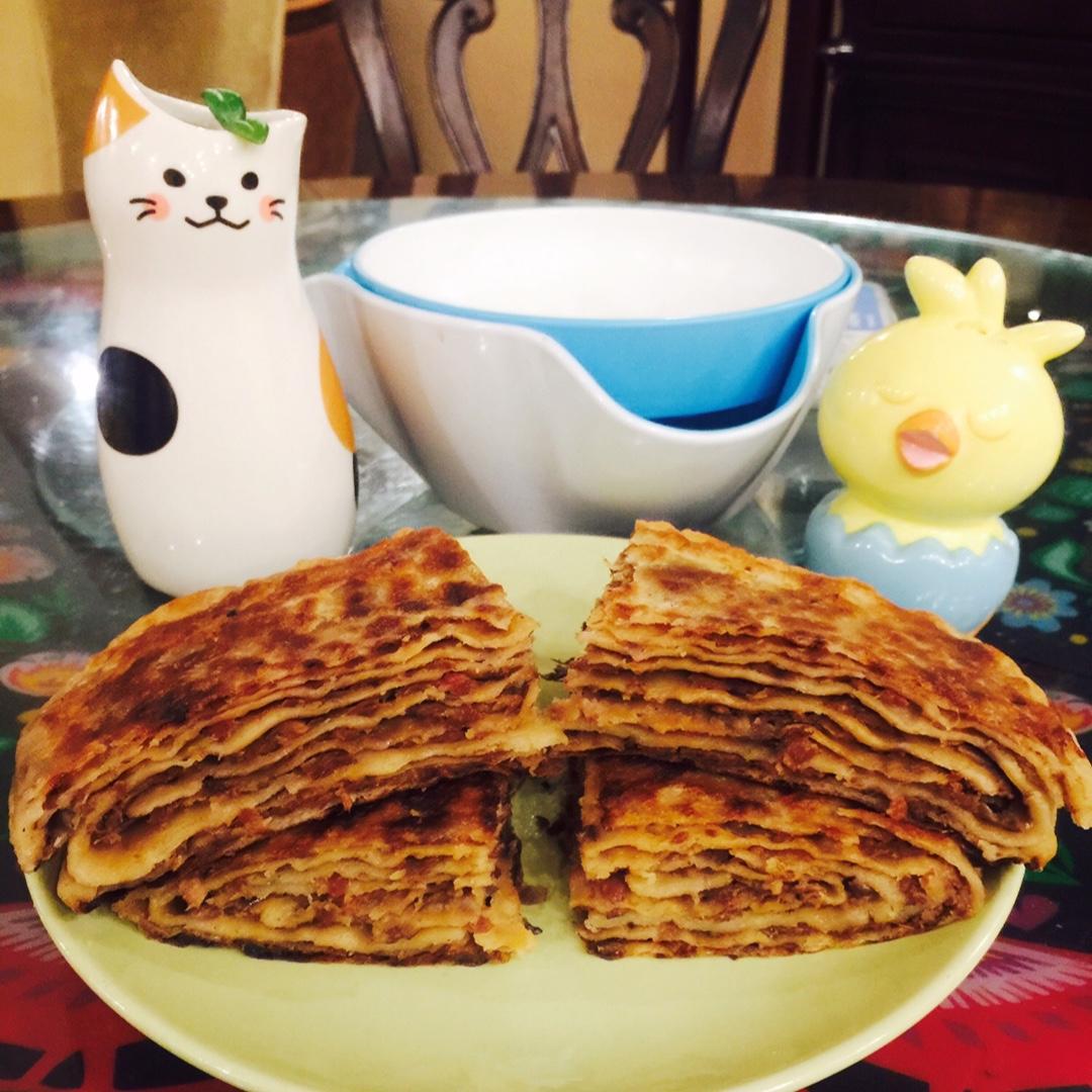 千层肉饼