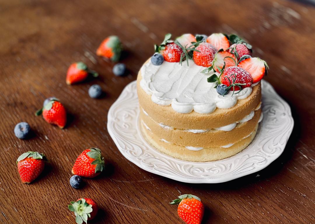 6寸戚风蛋糕的做法