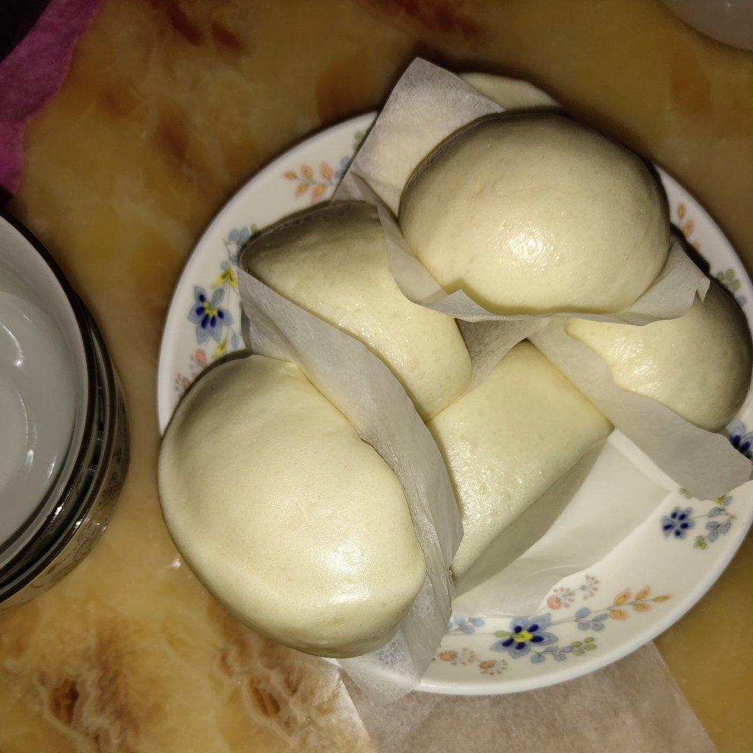 纯手工奶香馒头【无泡打粉，无添加】