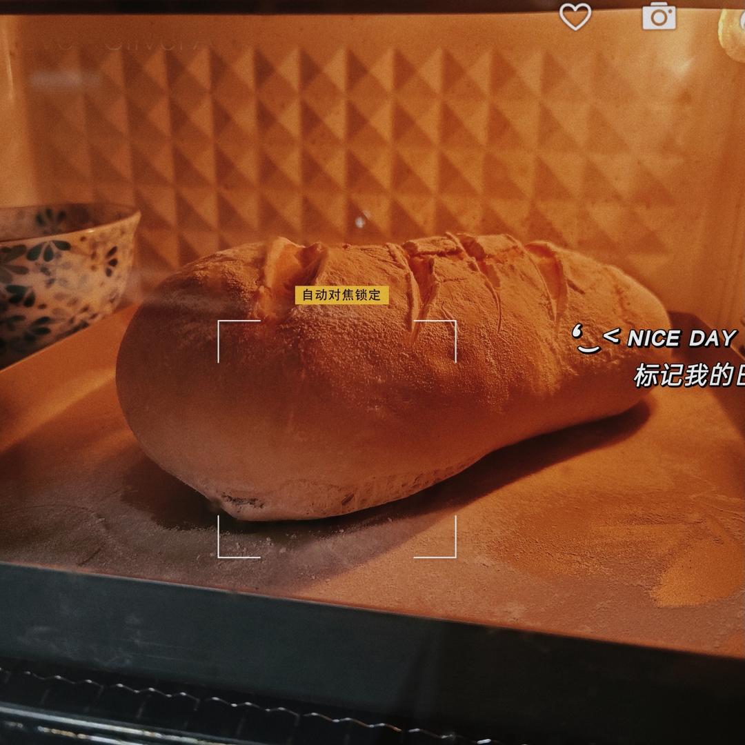 无油无糖！布鲁姆欧包~外脆内软超简单