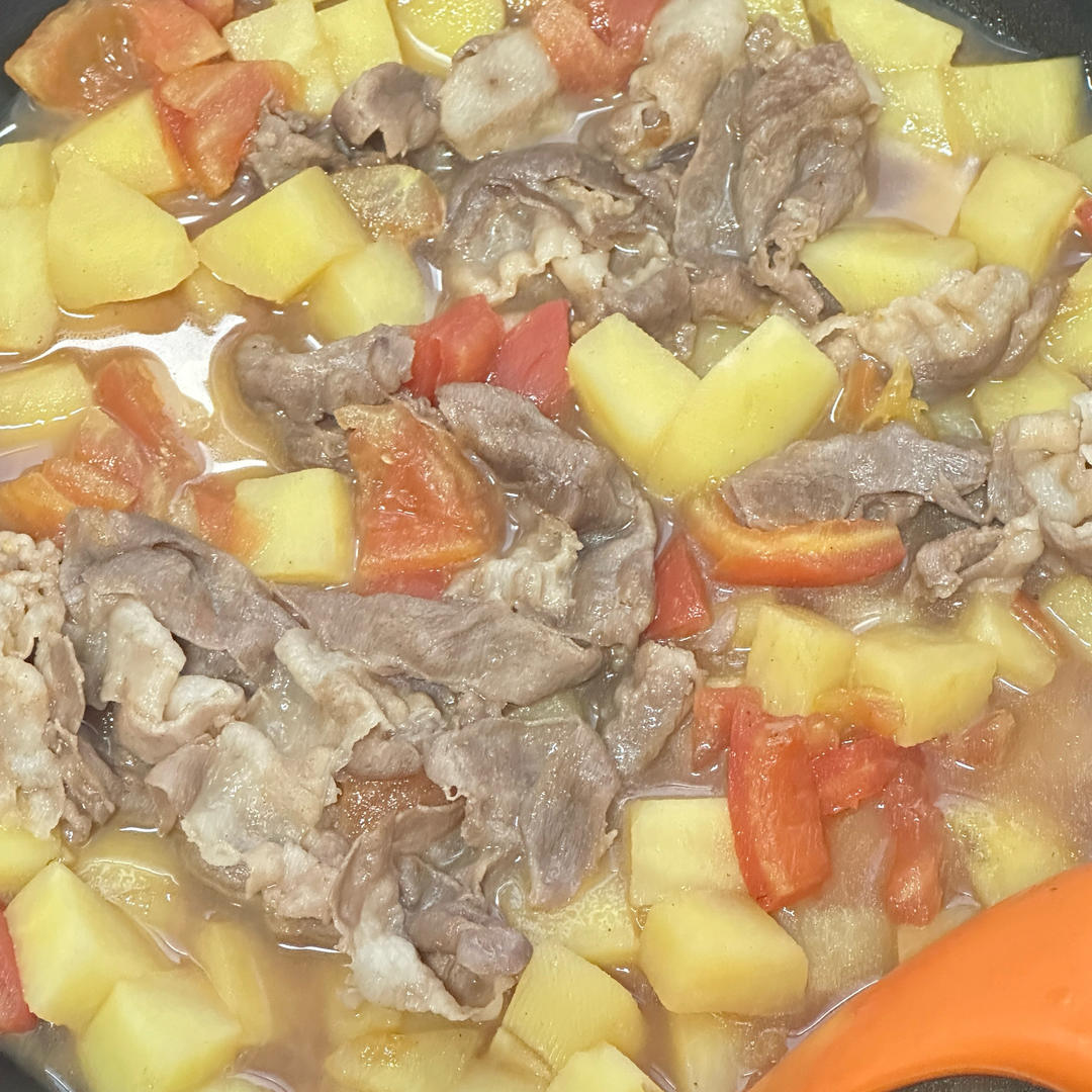 超开胃的番茄土豆肥牛汤‼️下米饭无敌了