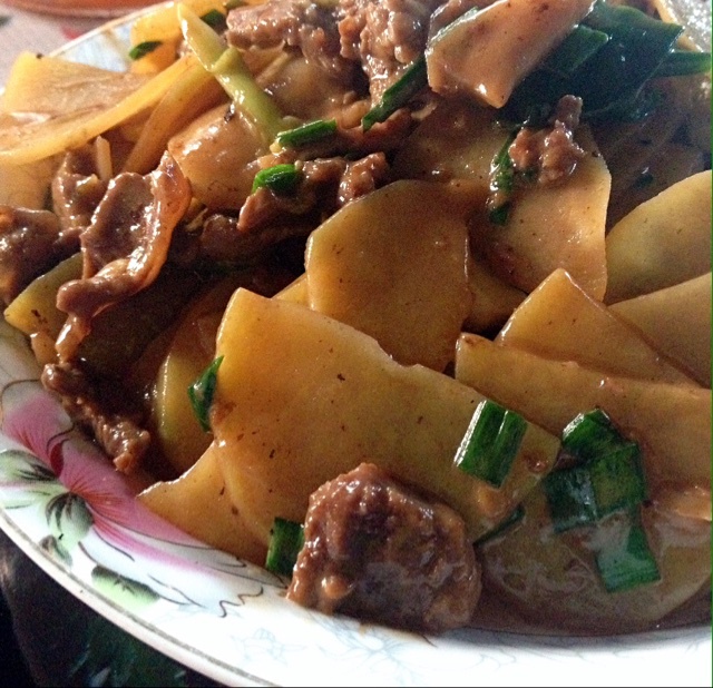 土豆炒牛肉