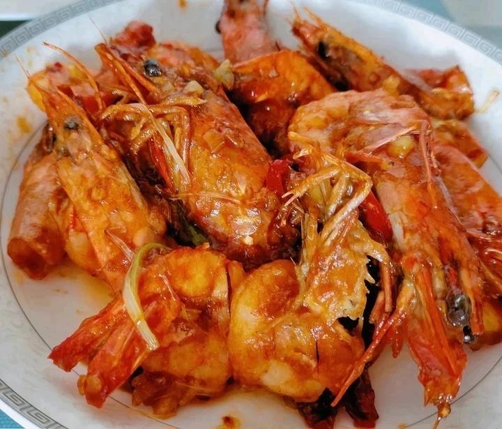 蒜蓉美极黑虎虾