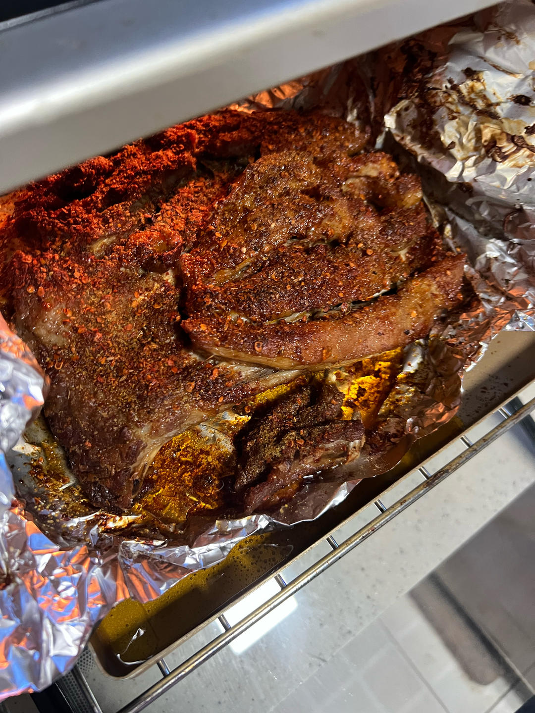 空气炸锅烤羊排，超简单