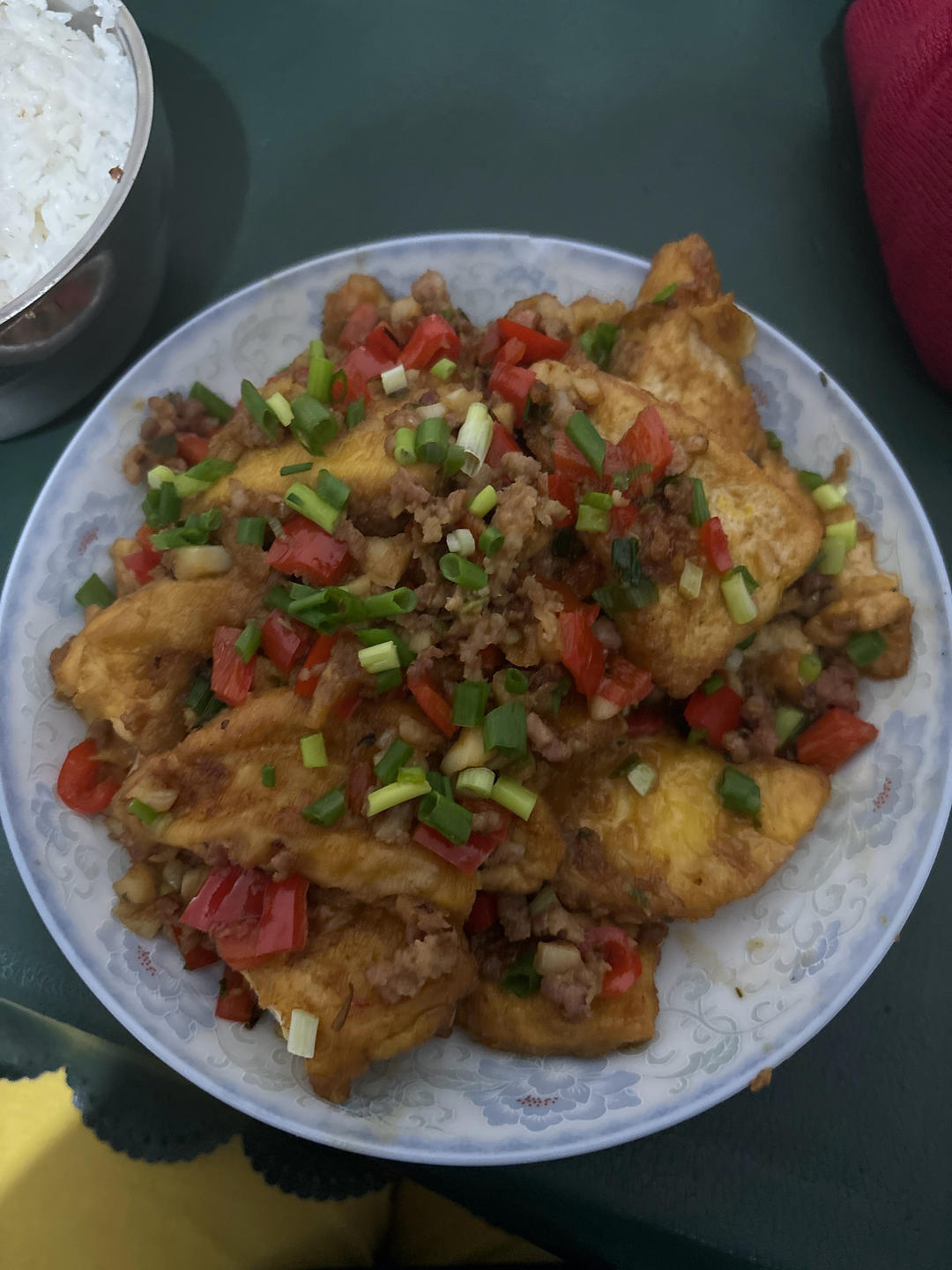 焖煎豆腐
