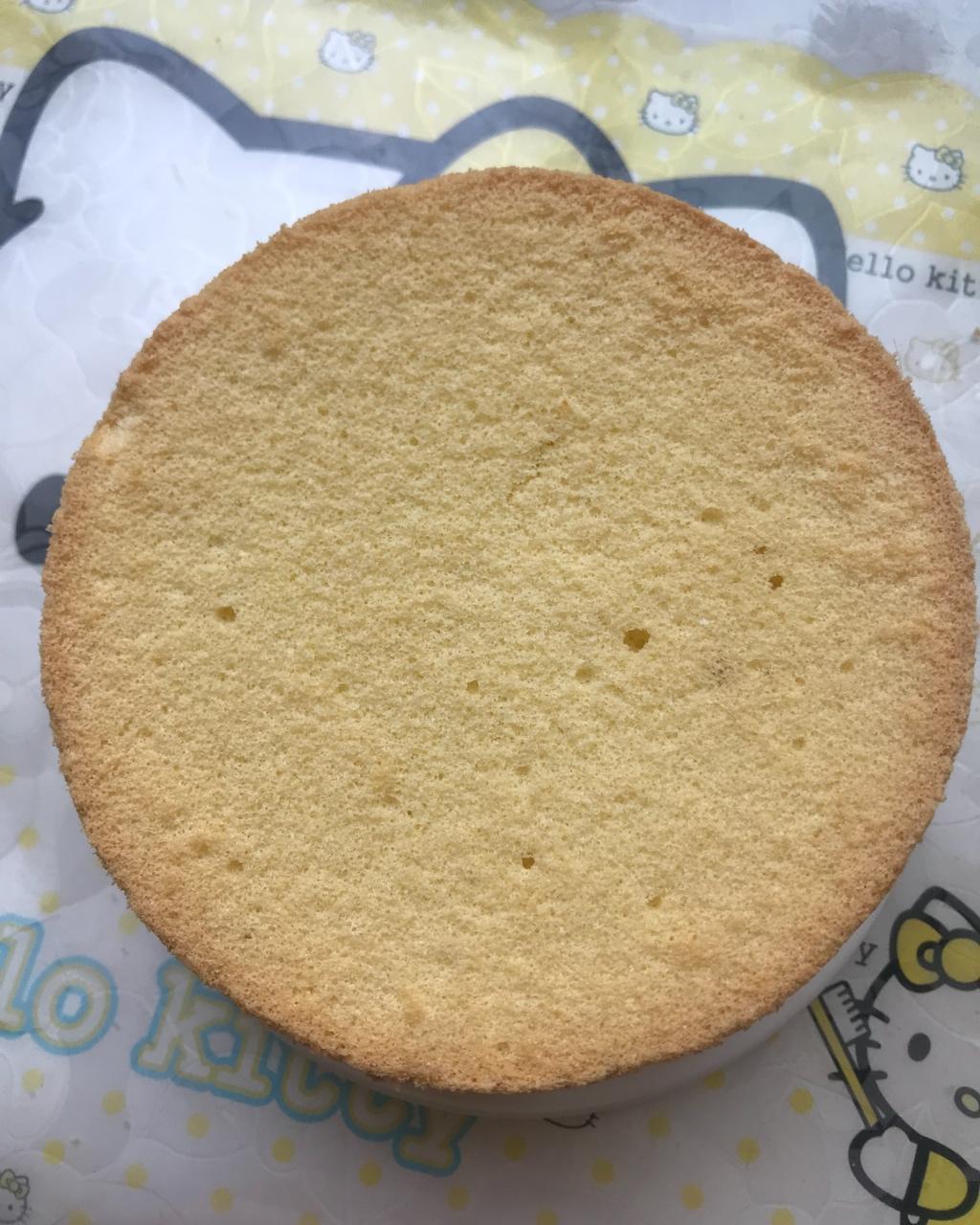 八寸戚风蛋糕（生日蛋糕坯）附六寸配单