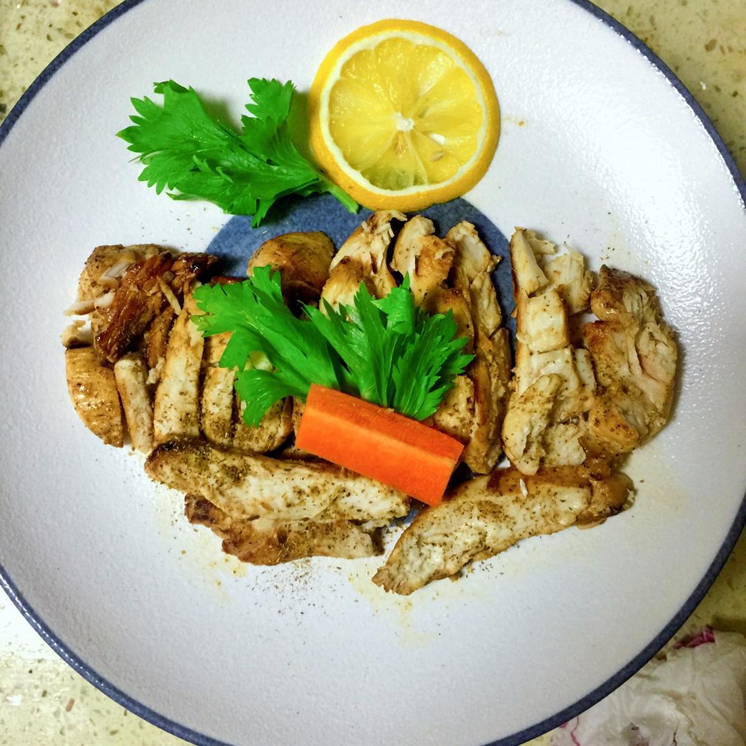 无油低脂烤鸡胸肉（减肥版）