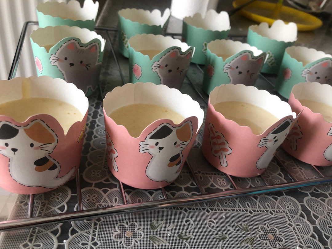 纸杯蛋糕 8寸戚风蛋糕的量