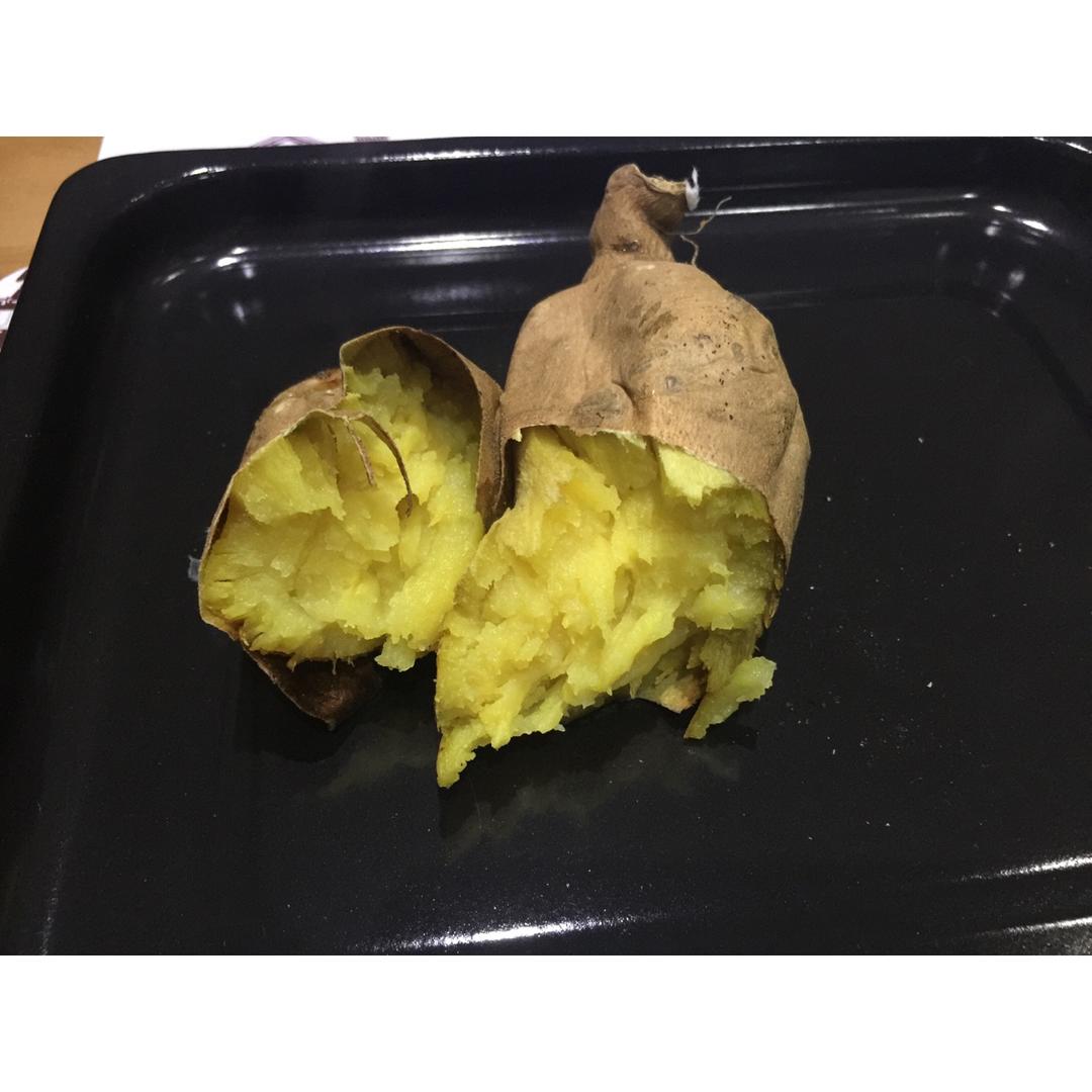 烤地瓜（烤箱初试）