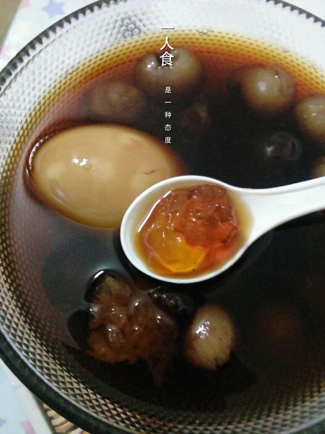 红枣桂圆煮鸡蛋