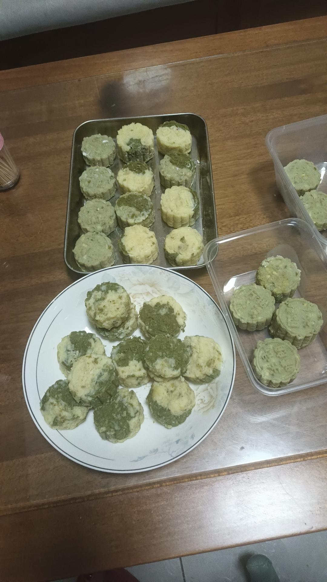 茶果子🍵梦华录碧涧豆儿糕｜自制解暑茶点～绿豆糕