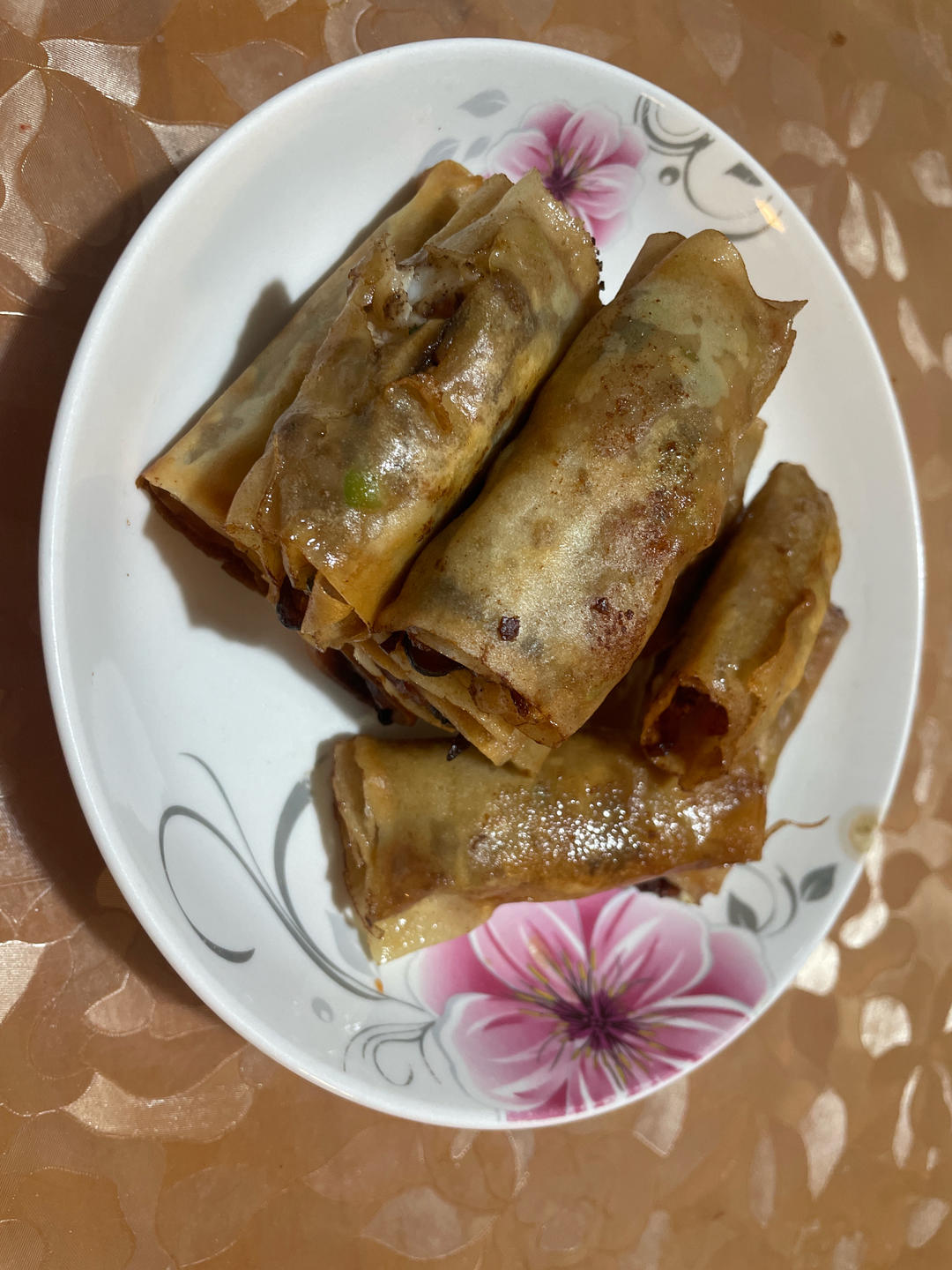 鲜虾三丝春卷
