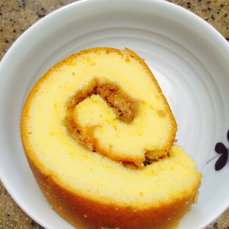 香葱肉松戚风卷