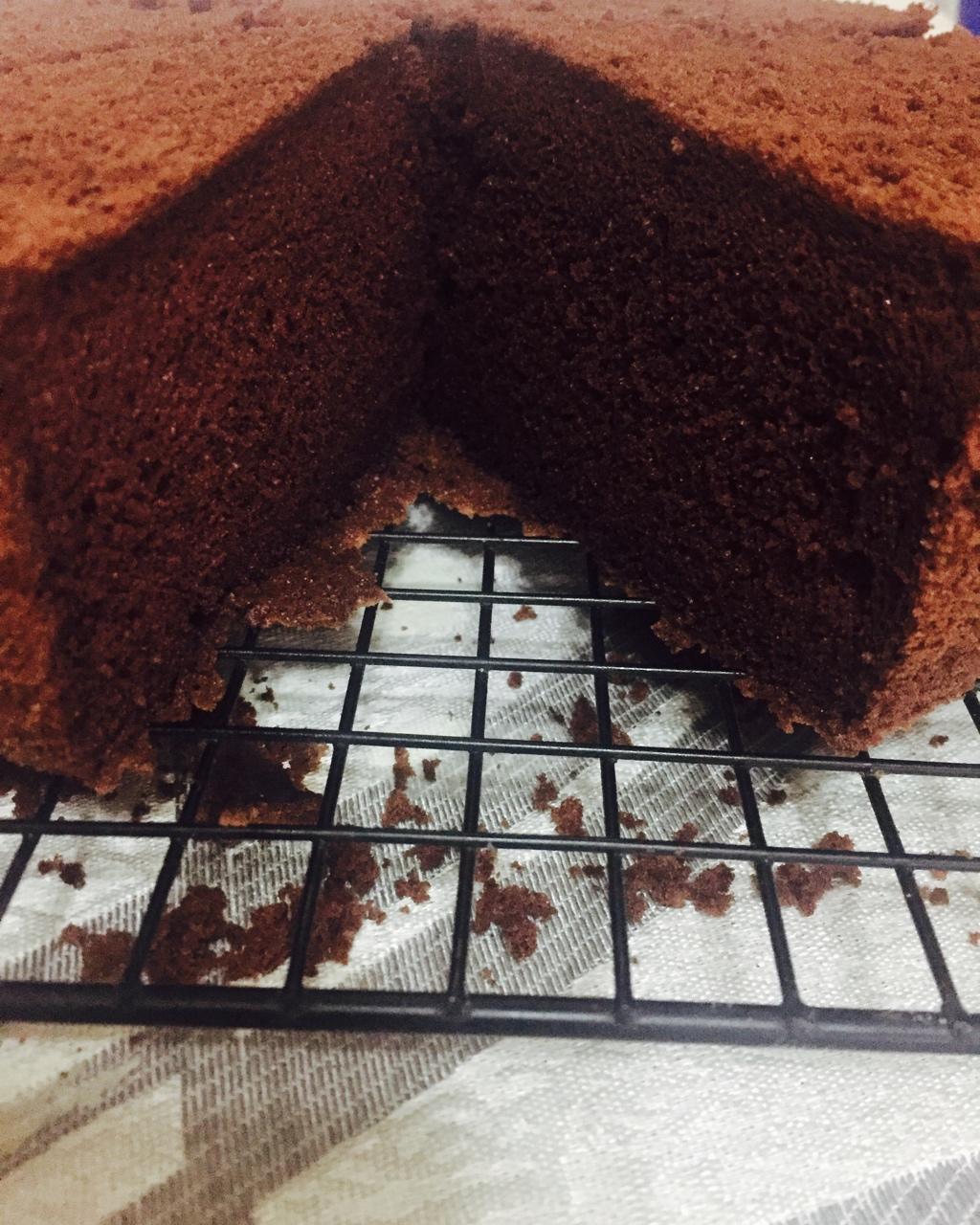 可可戚风蛋糕～8寸～百分百成功