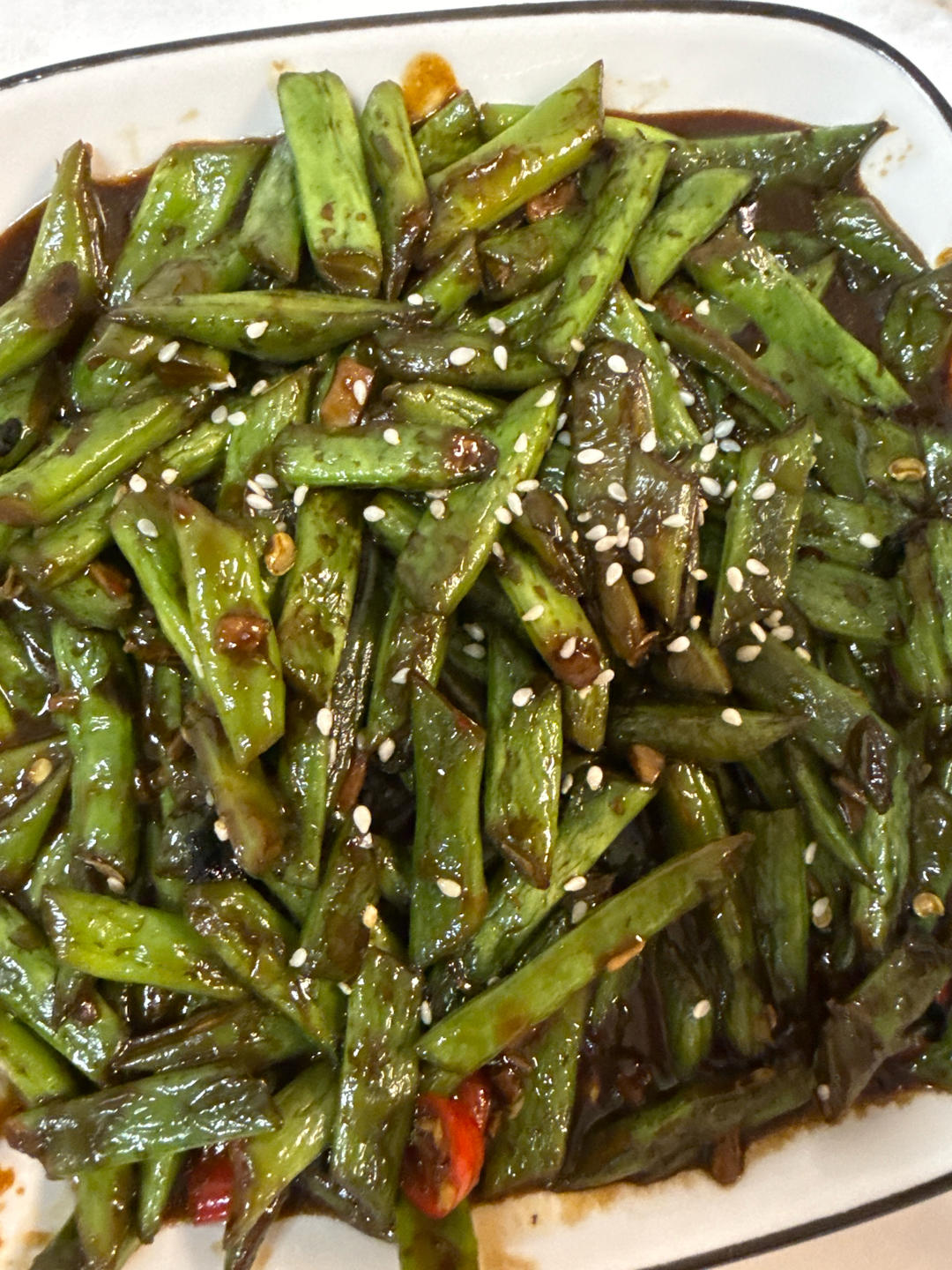 超级下饭的家常菜～清炒四季豆