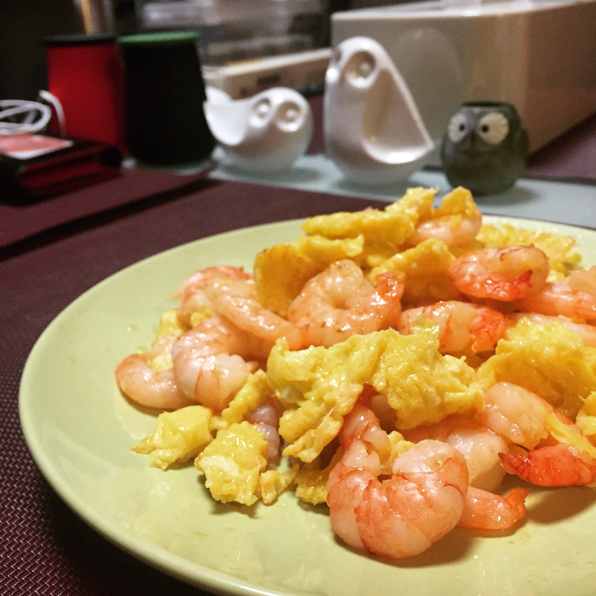 虾仁炒蛋