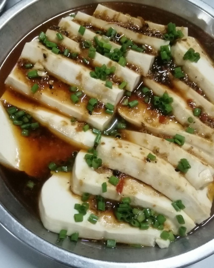 虾酱蒸豆腐（自用）