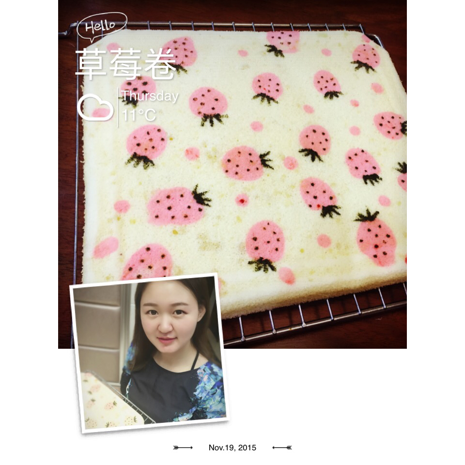 波点巧克力蛋糕卷