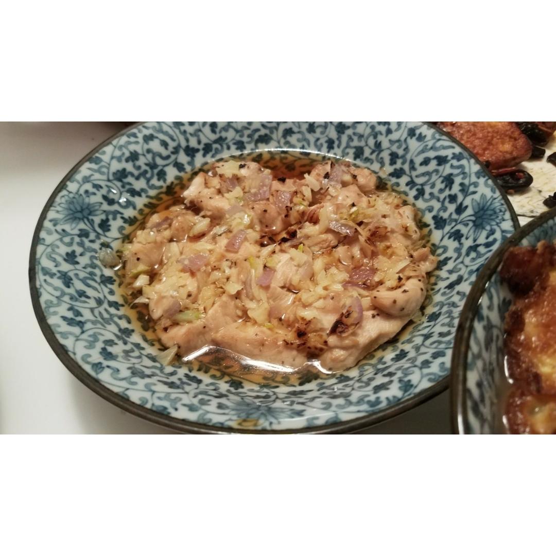 蒜蓉蒸鸡胸（鸡腿）