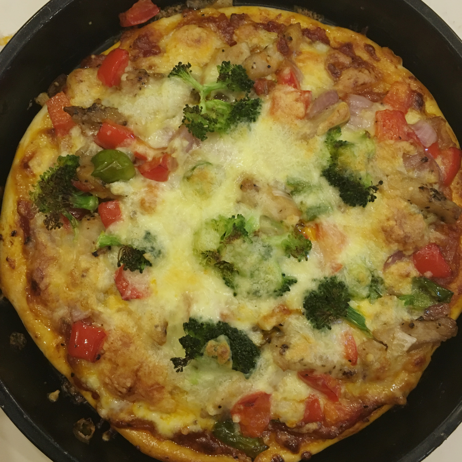 黑椒鸡肉比萨（君之配方）