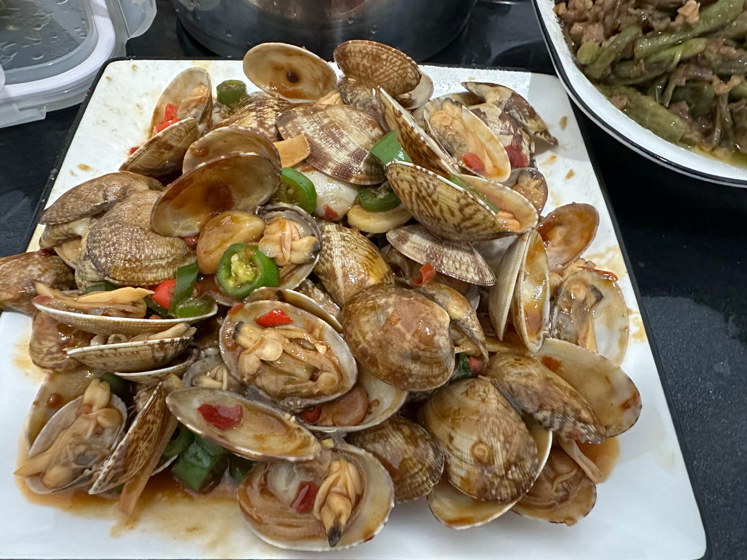 5分钟快手菜❗️秒杀路边摊爆炒花甲～好吃到爆