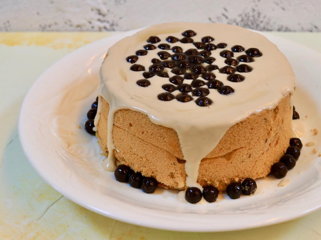 爆浆系列第一辑：黑糖珍珠奶茶蛋糕