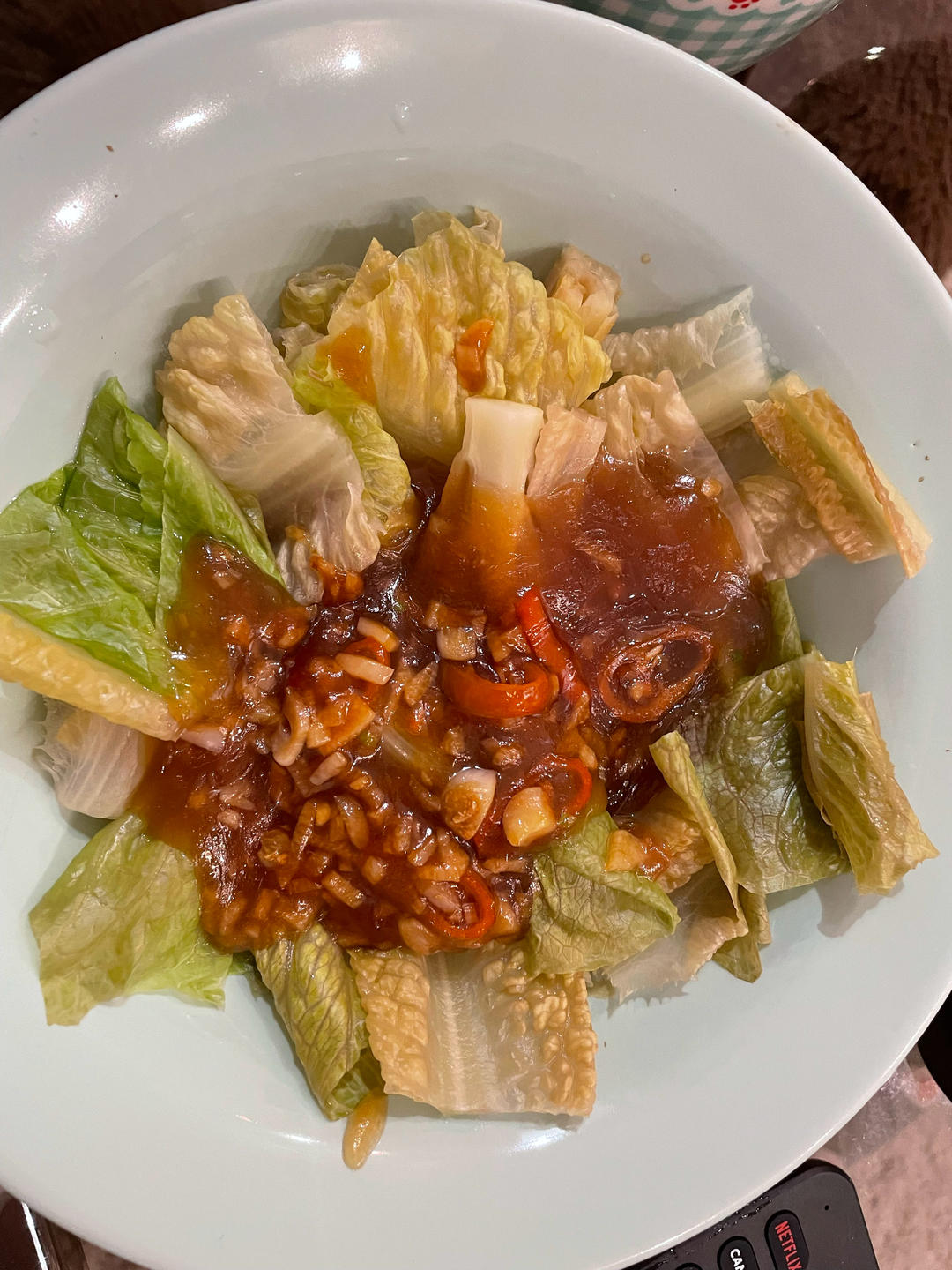 蒜蓉生菜，3分钟搞定