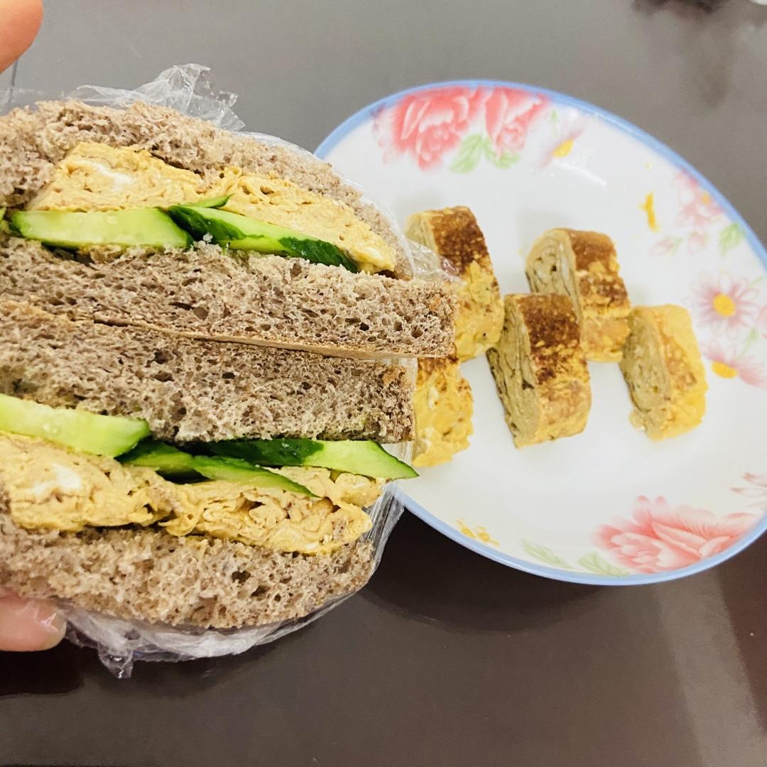 柔软鸡蛋蜂蜜吐司·全麦无黄油