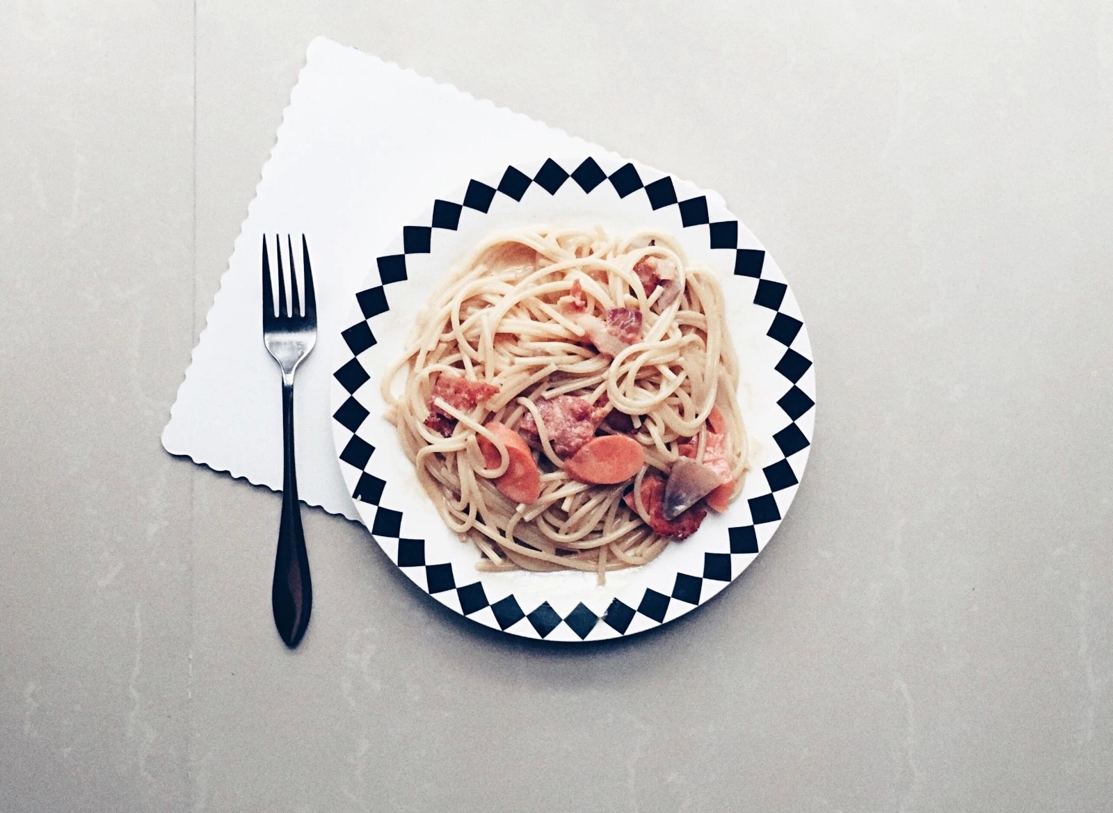 超简单的奶汁培根意面Carbonara