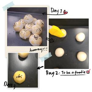 自创迷你蛋黄酥的做法 步骤9
