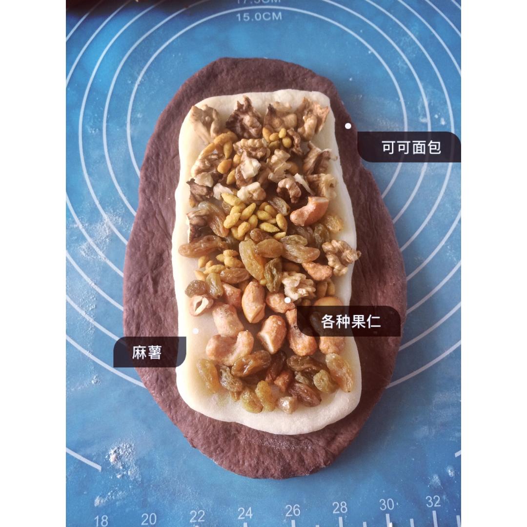 麻薯可可软欧