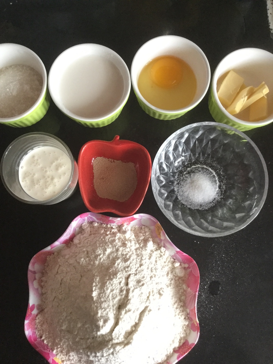 一次发酵早餐小面包的做法 步骤1